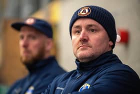 BUSY PERIOD: Leeds Knights' head coach, Ryan Aldridge must guide his team through six games in just 10 days. Picture: Bruce Rollinson.