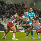 The centre suffered a serious hamstring injury against St Helens on May 26 and was set to be sidelined for 10-12-weeks. He is around half way through that and, if everything goes to schedule, could be back on the field in the middle of next month.