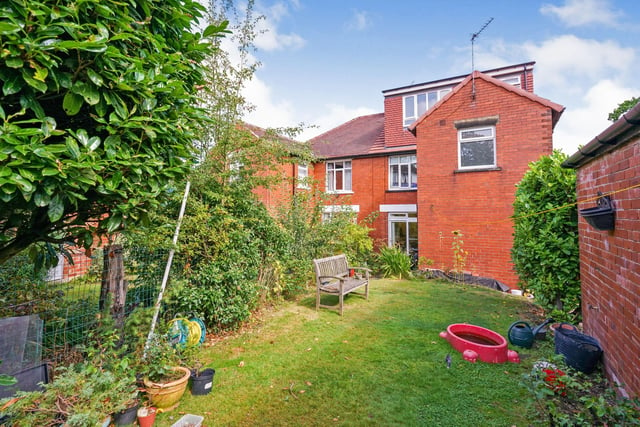 To the outside is a mature garden and driveway leading to the detached garage, with electricity and a water supply. To the rear is a garden with a patio area, perfect for families and entertaining.