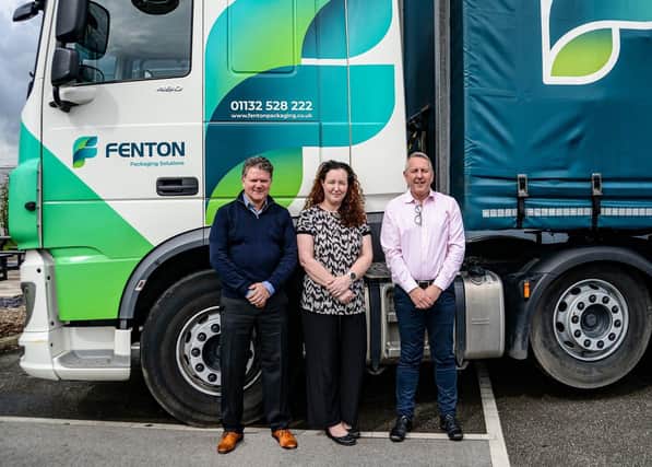 Following an MBO, (from left) Chris Warren, Sharon Dakin, and David Wilson are now Managing Partners at Fenton Packaging Solutions.