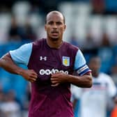 TELFORD, ENGLAND - JULY 12: Gabriel Agbonlahor of Aston Villa during the Pre-Season Friendly between AFC Telford United and Aston Villa at New Bucks Head Stadium on July 12, 2017 in Telford, England. (Photo by Malcolm Couzens/Getty Images)