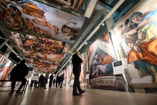 The famous Sistine Chapel exhibit is being brought to Leeds.