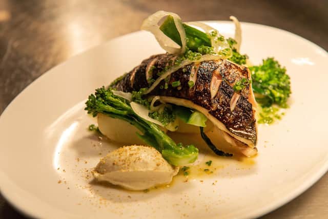 The grilled mackerel dish on the new menu. Picture: Bruce Rollinson