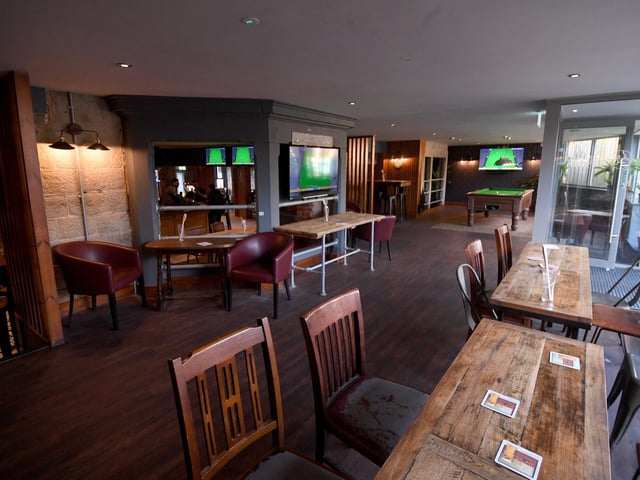 The team behind the pub spent much of its time before the launch on Friday November 24 installing 21 televisions.
