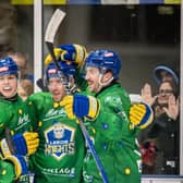 ON A ROLL: Leeds Knights have won their last seven NIHL National league games. Picture: Ben Gordon/Knights Media.