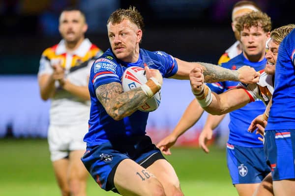 Tom Johnstone has retained his place in Wakefield Trinity's 21-man squad to face Warrington Wolves after not featuring in last week's 17. Picture by Allan McKenzie/SWpix.com.