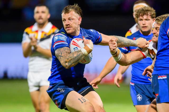 Tom Johnstone has retained his place in Wakefield Trinity's 21-man squad to face Warrington Wolves after not featuring in last week's 17. Picture by Allan McKenzie/SWpix.com.