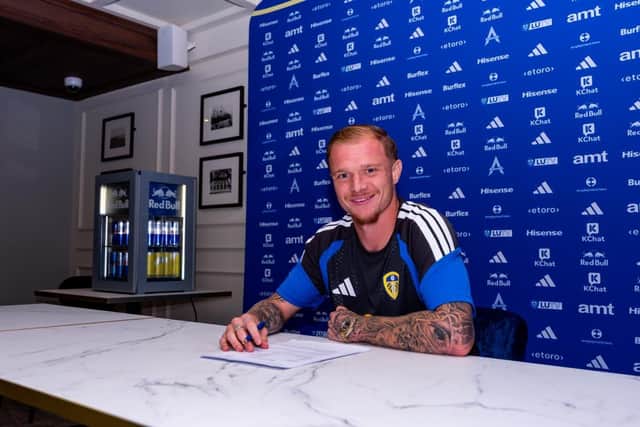 Leeds United's deadline-day signing Melvin Bard.