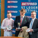 Robert Havlin rides to victory with Sweet William to retain the Betfred Howard Wright Doncaster Cup Stakes