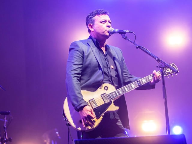 May 2018 and the Manics took to the stage. The rock band, fronted by lead singer James Dean Bradfield, have sold more than ten million albums worldwide.
