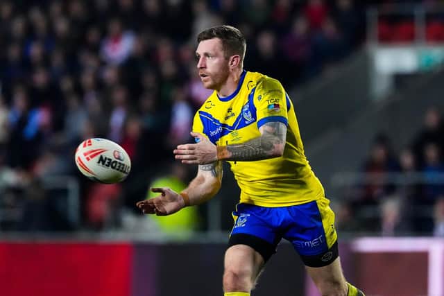 Leeds Rhinos boss Brad Arthur reckons Marc Sneyd, see in action against St Helens last week, has brought a new dimension to Warrington Wolves' attack. Picture by Olly Hassell/SWpix.com.