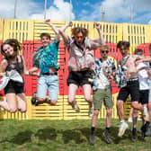 Spirits are up in the sky at Leeds Festival 2023. Photo: Mark Bickerdike