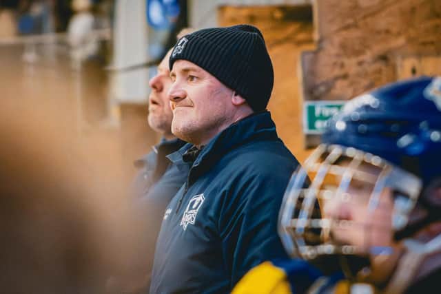 SAME AGAIN PLEASE: Leeds Knights' head coach, Ryan Aldridge is hoping for a similar performance to the one that brought his team a 4-1 win at Swindon in league back in November. Picture: Rob Halls/Knights Media.