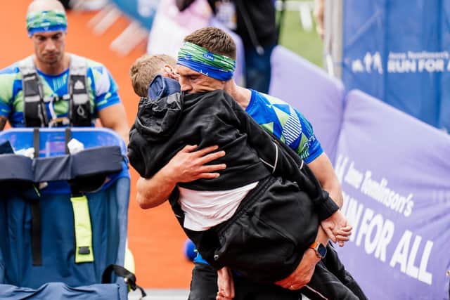 The image of Kevin Sinfield carrying Rob Burrow over the finish line of the inaugural Leeds Marathon caught the hearts and imagination of people the world over.