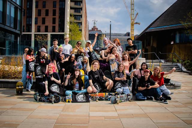 Leeds charity LS-TEN has received more than £8,000 from the National Lottery Community Fund and aims to use that money to offer free skate sessions to invite women and LGBTQ+ groups to offer free skate sessions to invite women and LGBTQ+ groups into the sport.