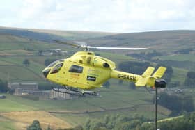 Yorkshire Air Ambulance were spotted attending the scene. Picture: Stock