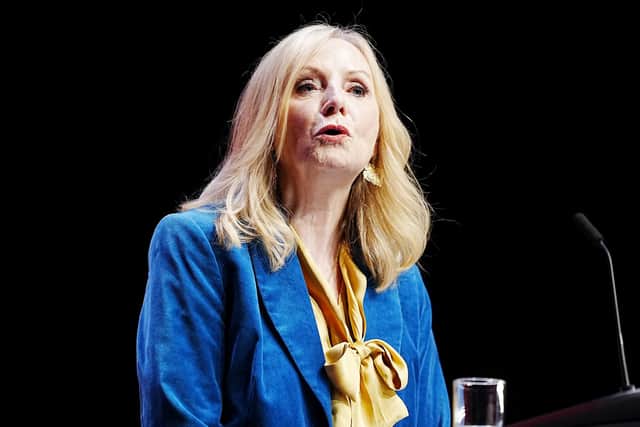 Mayor of West Yorkshire Tracy Brabin delivers a speech during the Labour Party Conference in 2025. PIC: Peter Byrne/PA Wire