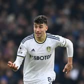 LEEDS, ENGLAND - JANUARY 22: Marc Roca of Leeds during the Premier League match between Leeds United and Brentford FC at Elland Road on January 22, 2023 in Leeds, England. (Photo by Gareth Copley/Getty Images)