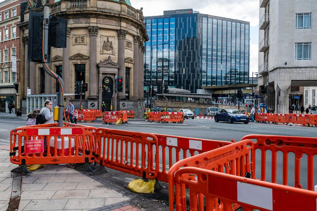 City Square remains a key point of congestion for drivers as work to pedestrianise the area is completed.
