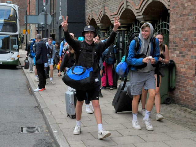 Smiles on faces after a Leeds Festival to remember