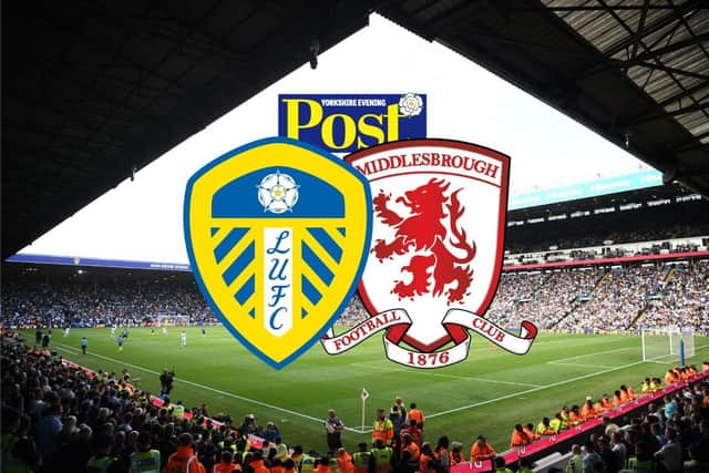 SATURDAY SHOWDOWN: Between Leeds United and Middlesbrough at Elland Road, above.