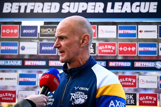 Leeds Rhinos coach Brad Arthur. Picture by Olly Hassell/SWpix.com.