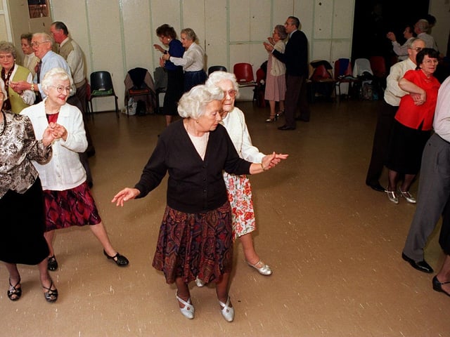 Old time dancing at New Wortley Community Centre in April 1996.