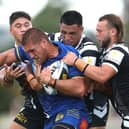 Wiremu Greig takes the ball in during a reserve match for Parramatta Eels. (Photo by Mark Metcalfe/Getty Images)