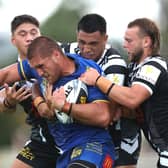 Wiremu Greig takes the ball in during a reserve match for Parramatta Eels. (Photo by Mark Metcalfe/Getty Images)