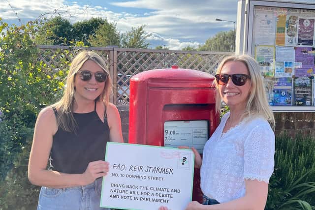 Sarah York posts letter to PM