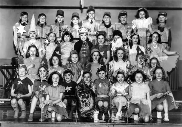 Children from Barley Hill Road School in Garforth who took part in a Christmas concert around 1949 or 1950.