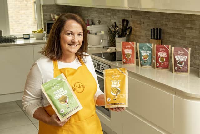 Louise Gross set up Go Low Baking in her kitchen at home in Addingham during lockdown and won two Taste Awards for her packet ingredient mixes. Picture Tony Johnson
