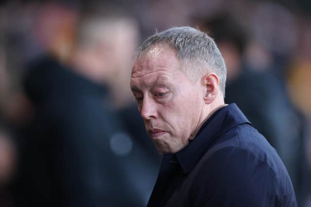 FRESH BLOW: For Nottingham Forest and boss Steve Cooper, above, ahead of Sunday's Premier League clash against Leeds United at the City Ground. 
Photo by Ryan Pierse/Getty Images.
