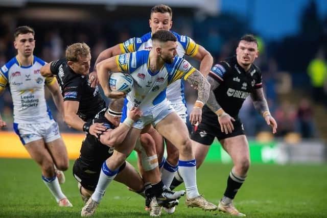 Andy Ackers impressed after starting as a substitute for Leeds Rhinos for the first time in their 46-8 defeat of London Broncos. Picture by Bruce Rollinson.