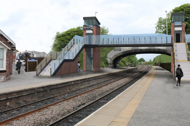 Due to be completed in April 2024, the £6m Garforth station ‘Beacon' bridge, so-called due to the striking design of its two lift shafts, is the first of its kind in the UK and will give rail passengers a safe, step-free option at the station for the first time.