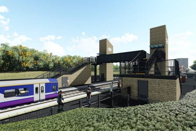 The remodelled Morley station will feature a footbridge and lifts connecting the two platforms.
