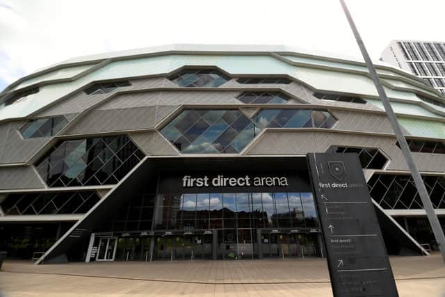 The First Direct Arena would likely host the event, should Leeds be chosen as the host city.