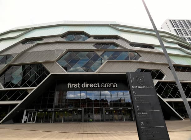The First Direct Arena would likely host the event, should Leeds be chosen as the host city.