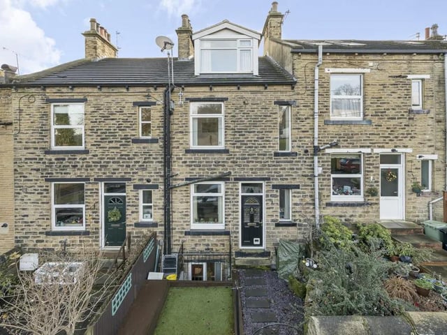 The Victorian, two-bedroom, mid-terrace home is arranged over four floors with a cellar (kitchen) and one bedroom in the attic conversion.