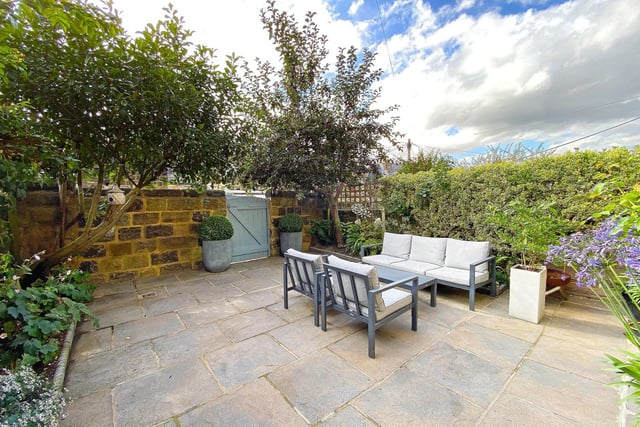 An attractive and private garden is ideal for outdoor living.