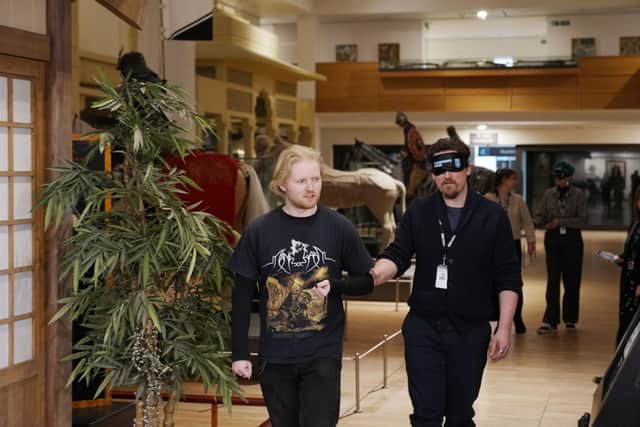 Guide Dogs ran a training session with Royal Armouries in Leeds to make visits to the museum more accessible. Photo: Royal Armouries