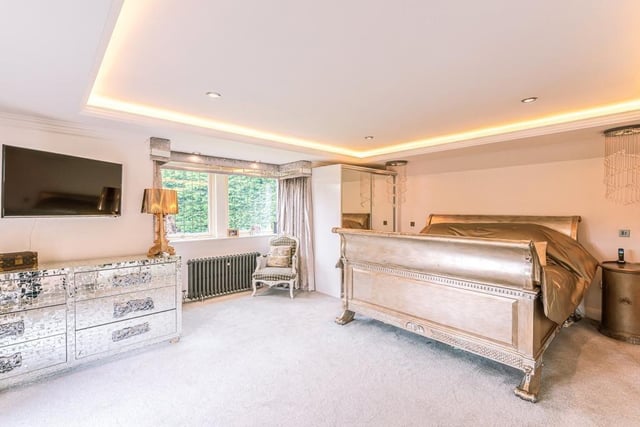 There are a further four bedrooms - all of which offer generous proportions and one being serviced by its own en-suite shower room and private balcony.