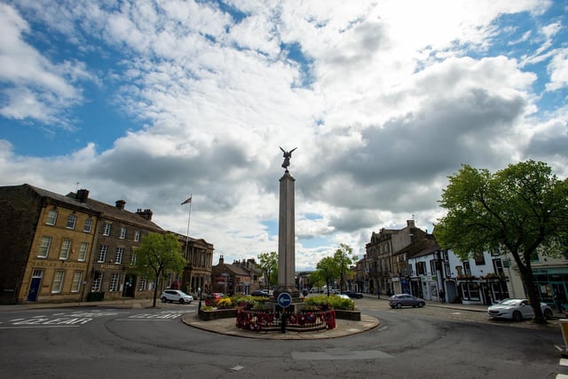 Skipton topped the regional list and was ranked the 6th happiest place to live in the entire UK