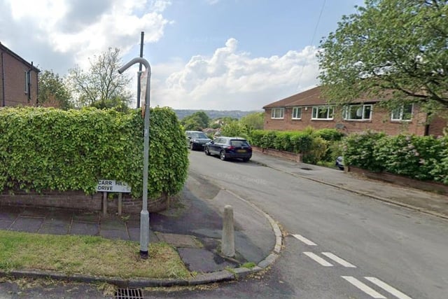 Crowther Avenue and the Carr Hills in Calverley recorded 83 ASB crimes between June 2022 and May 2023