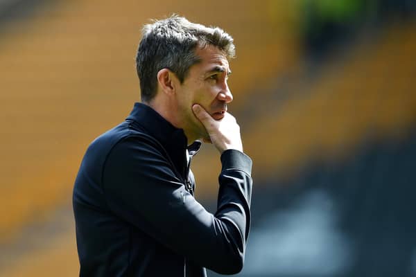 INJURY BLOW: For Wolves boss Bruno Lage, above, two weeks before the season opener at Leeds United. Photo by Nathan Stirk/Getty Images.