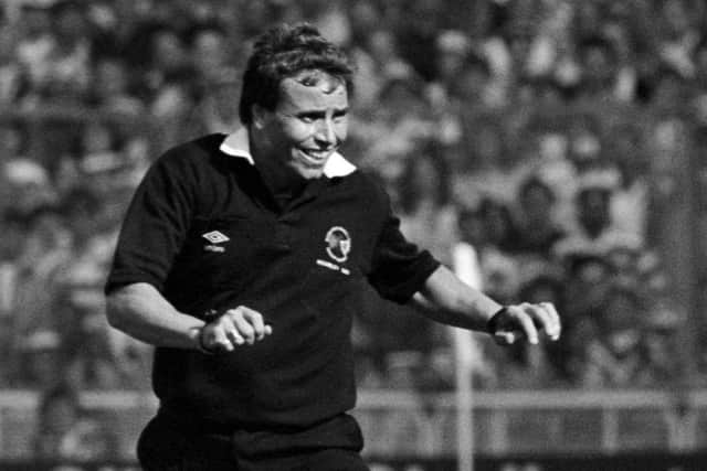 Former referee John Holdsworth, who has died aged 76. Picture by Varley Picture Agency.