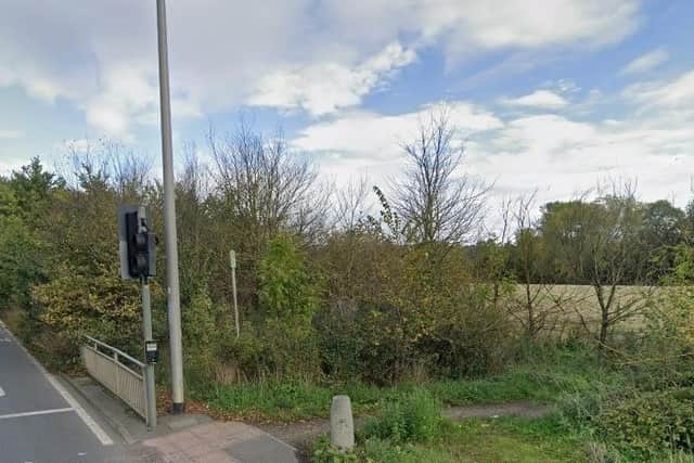 The proposed site for the battery farm, off Newton Lane in Allerton Bywater (Photo by Google Maps 2022)