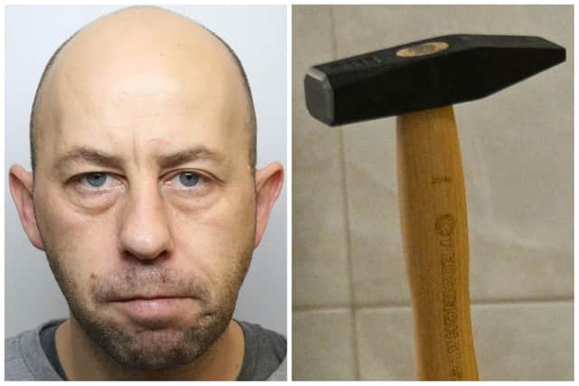 Lee's DNA was found on a hammer used to threaten the fearful woman. (pic by WYP.)