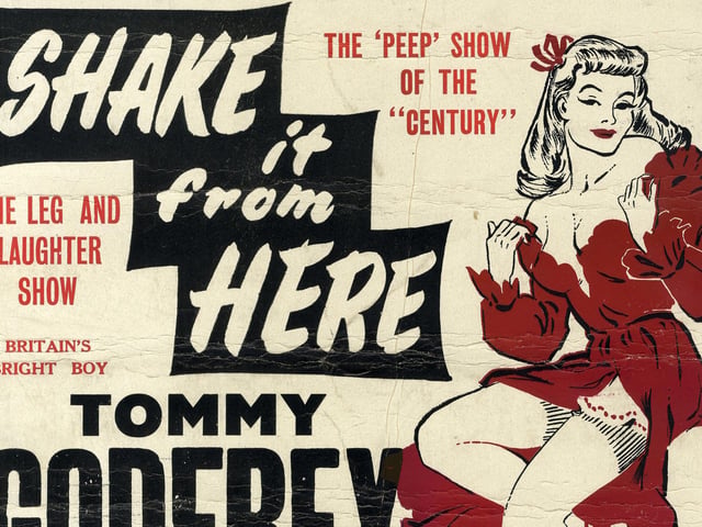 This twice nightly show at the City Varieties in March 1955 was billed as the 'peep show of the century'.