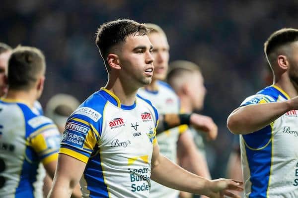 Jack Sinfield impressed for Leeds Rhinos against London Broncos last week and will retain his place at Catalans Dragons. Picture by Allan McKenzie/SWpix.com.